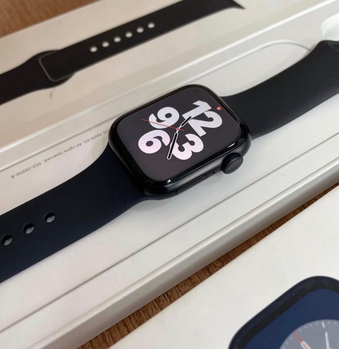 Apple Watch Series 8 Aluminum Cellular Midnight 45mm — Elektronika, Bakı (4)