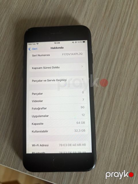 Apple iPhone SE (2020) Black 64GB/3GB
