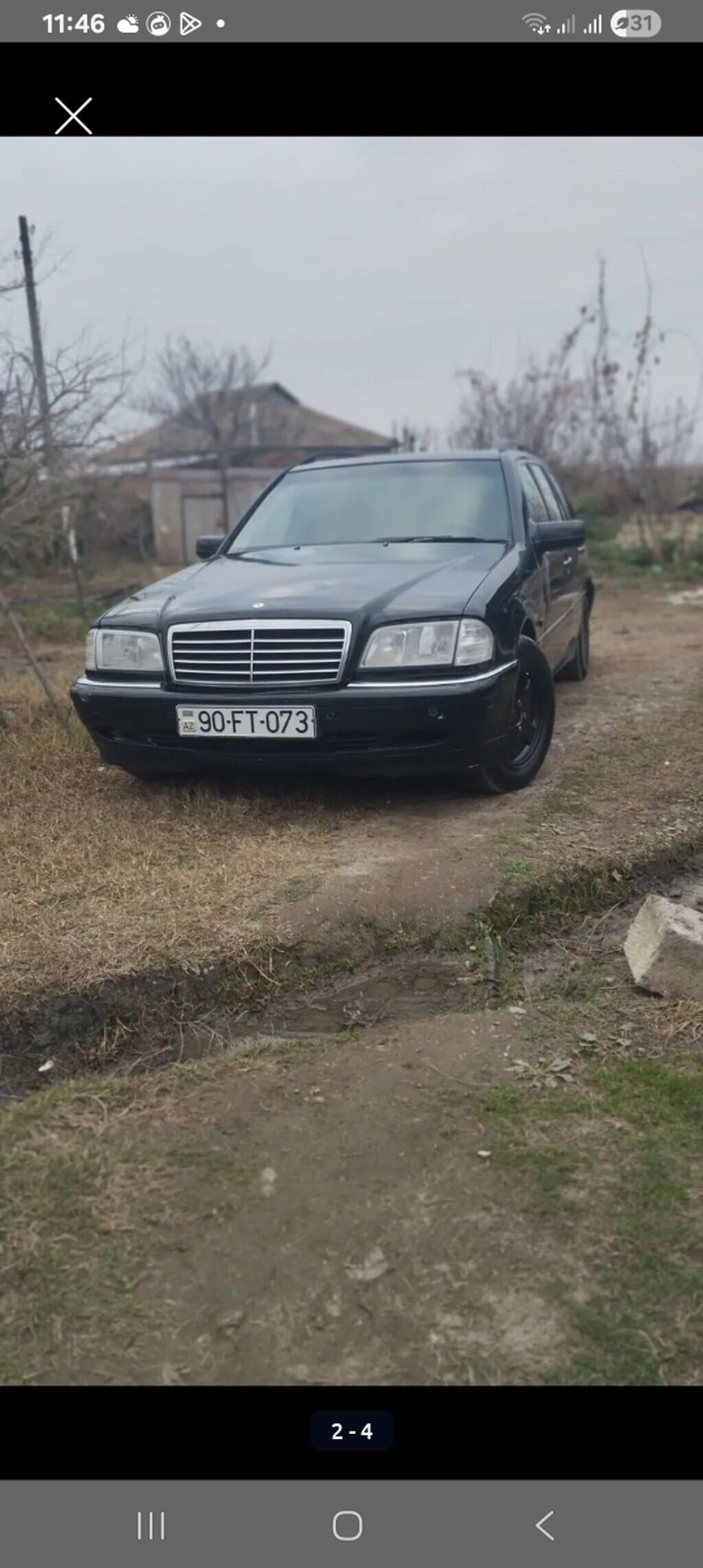 Mercedes-Benz C-Class (W202) Universal/Sedan tipli kuzov, qara rəng — Avto, Göyçay (2)