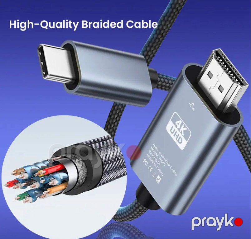 Kabel "Typec to HDMI 4K60Hz" — Periferik cihazlar, Bakı (2)