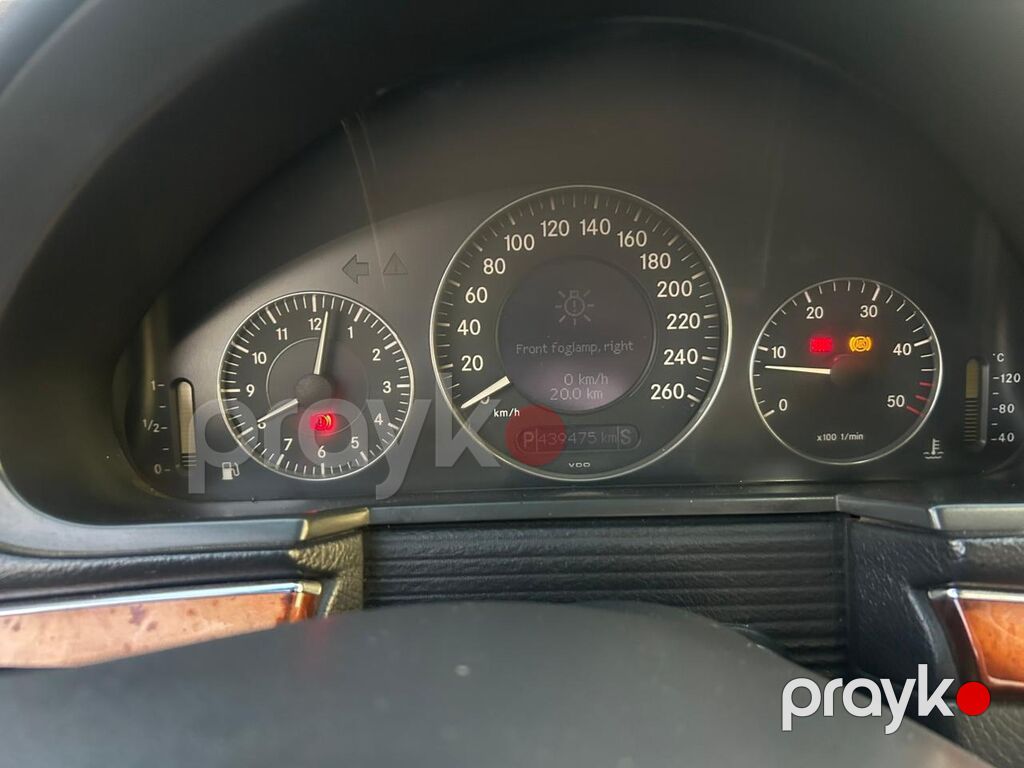 Mercedes-Benz E-Class: 2.2 l 2002 il Sedan 90-OT-858 — Avtomobillər, Gəncə (9)