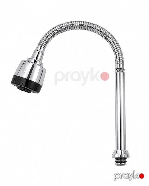 Mətbəx kranı üçün çevik uzadıcı/sprey başlıq - Material: xrom örtüklü