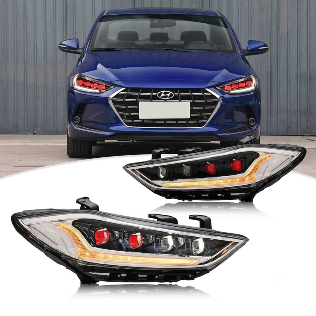 Hyundai Elantra 2016-2018 ön LED faraları — Ehtiyat hissələri və aksesuarlar, Bakı