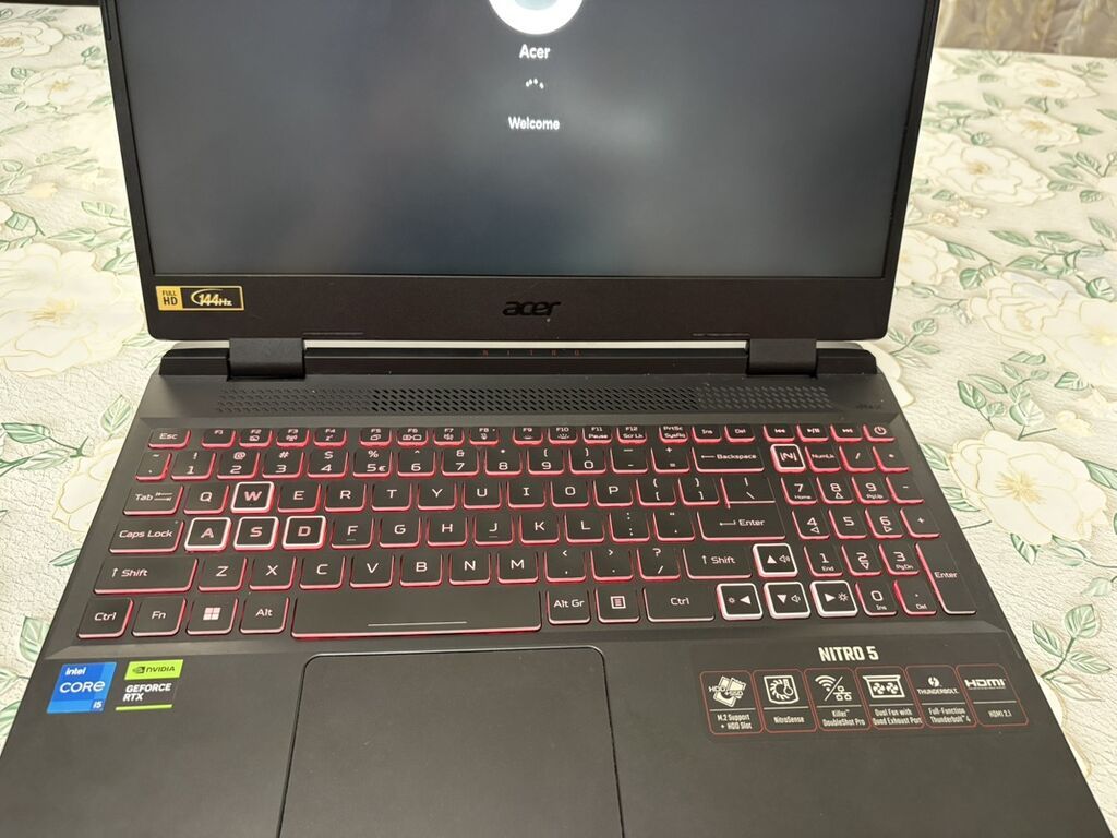 Acer Nitro 5 oyun noutbuku - Ekran: 15.6" Full HD, 144 Hz (etiketdə — Acer, Mingəçevir (4)