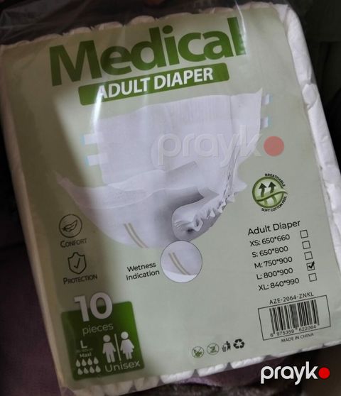 Medical Adult Diaper – böyüklər üçün bir dəfəlik bez - Unisex model — Digah
