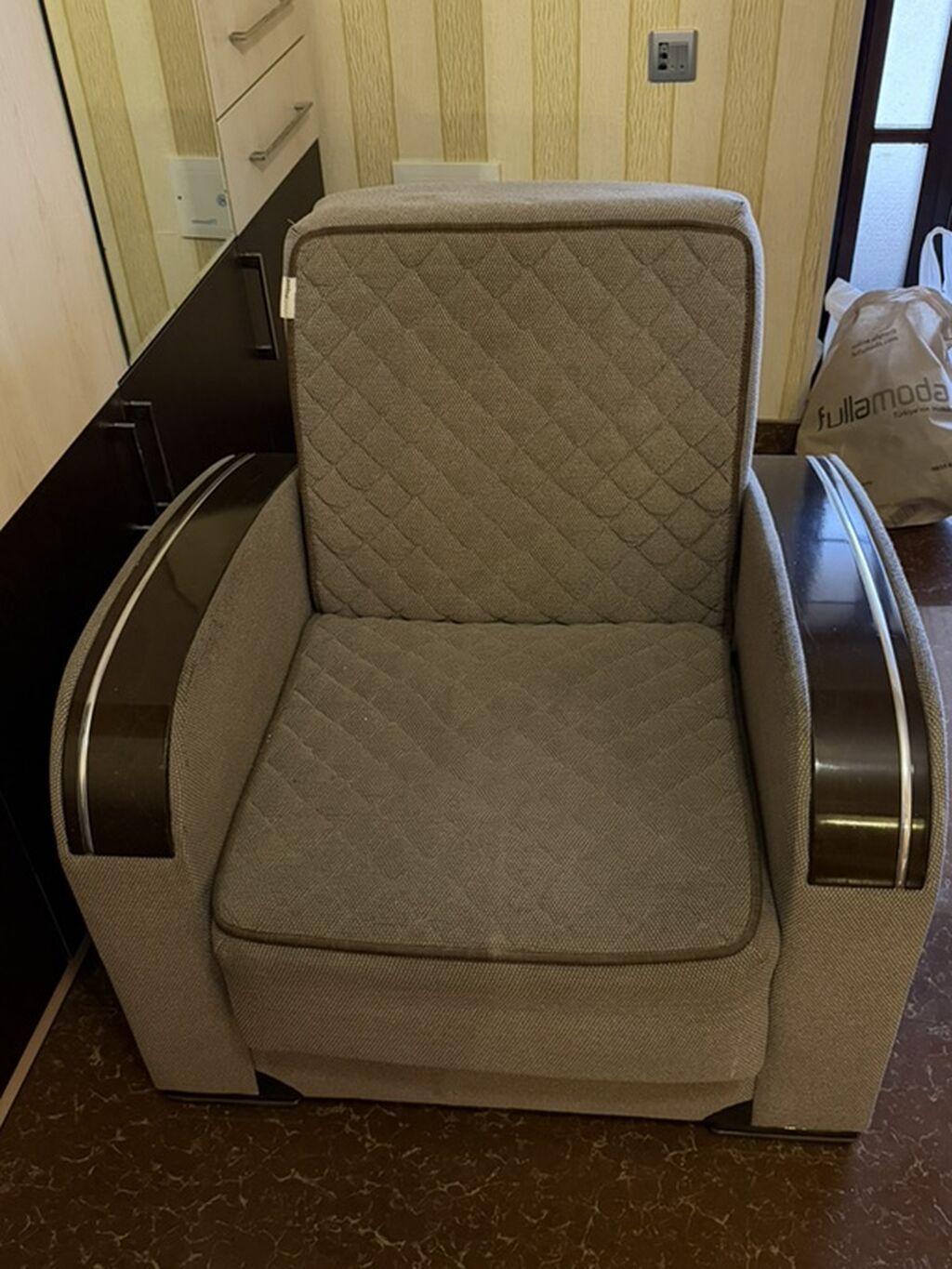 İşlənmiş, Divan, 2 kreslo, Açılan — Mebel, Bakı (2)