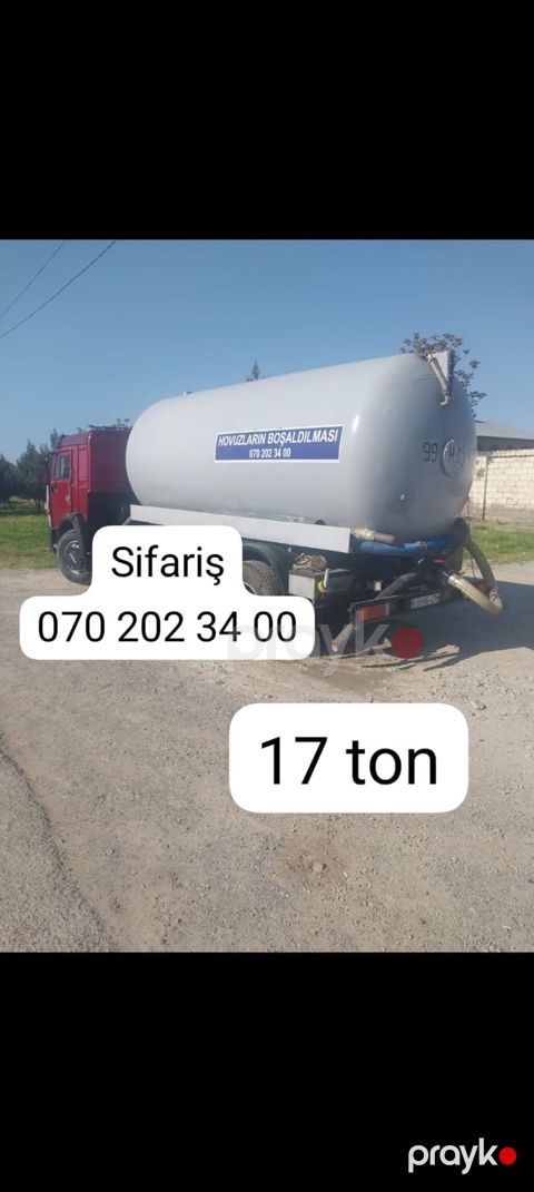 Xidmət: Hovuz və çirkab sularının vakuumla çəkilib boşaldılması - 17 — Digah