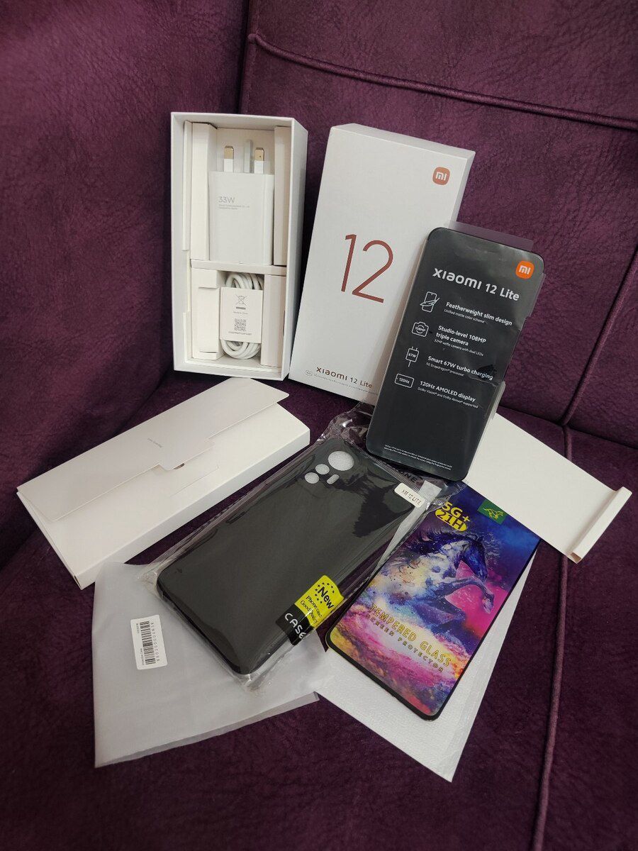 Xiaomi 12 Lite Black 128GB/8GB — Smartfonlar, Bakı