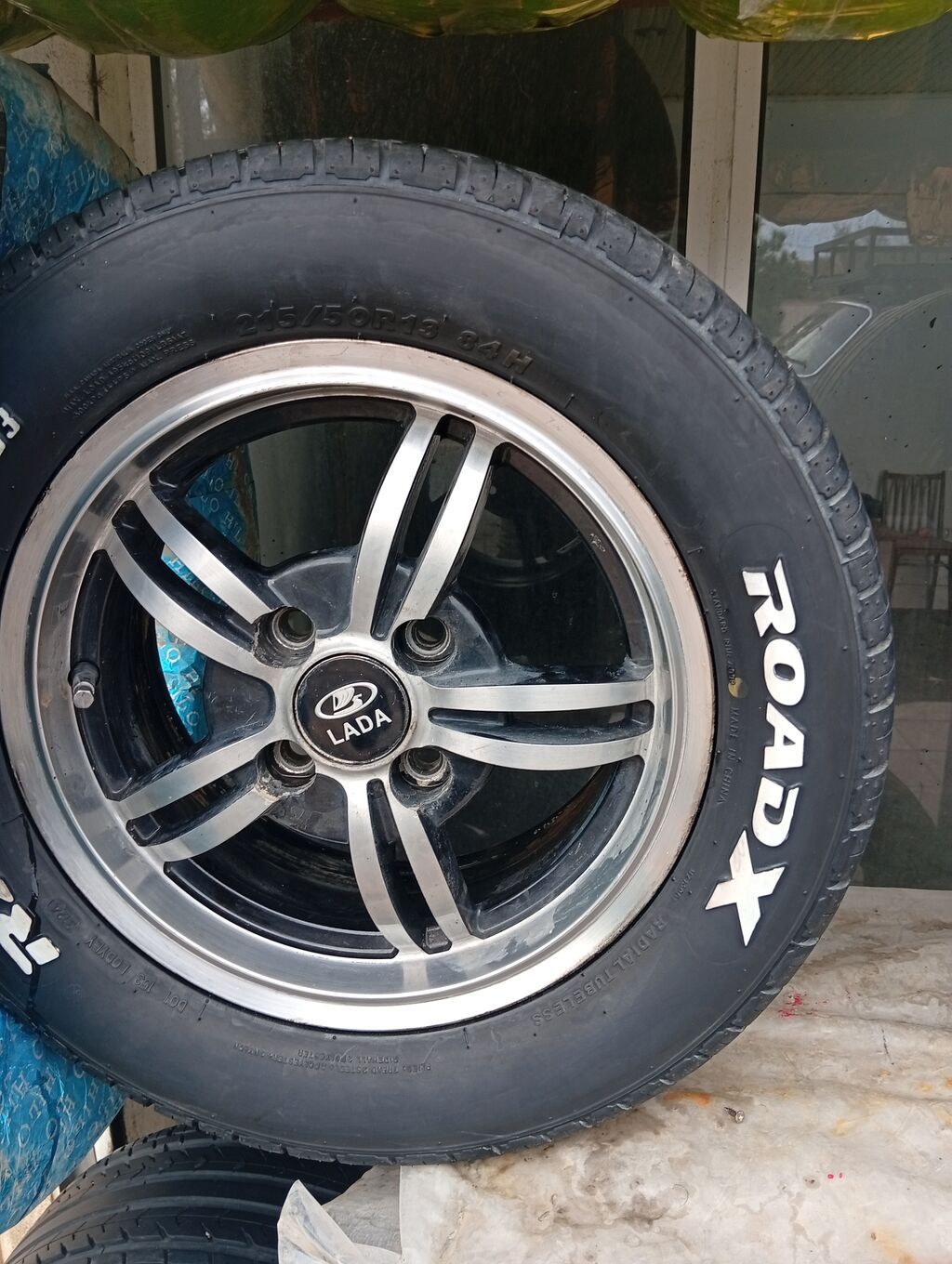 Lada markalı yüngül lehimli disk və şin dəsti - Disk: Lada loqolu, 5 — Avto, Gəncə