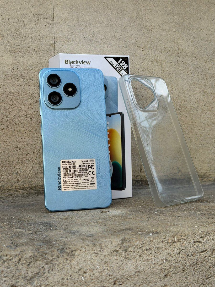 Blackview Wave 9C Blue 128GB/4GB — Smartfonlar, Bakı