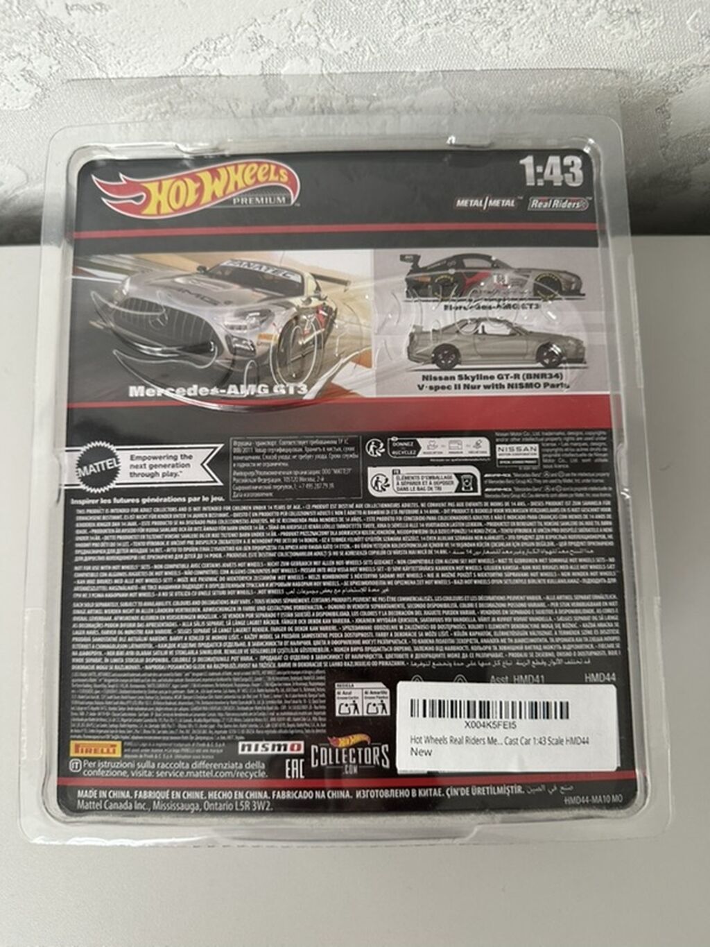 Hot Wheels Premium – Mercedes‑AMG GT3 miqyası 1:43 - Brend: Hot — İdman, hobi, istirahət, Bakı (2)