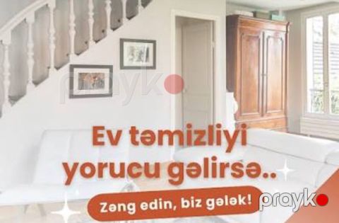 Salam.2 nefer Ana bala ev,ofis, obyekt təmizlik işine gedirik işimizi — Bakı