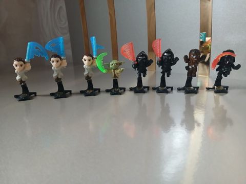 Star Wars temalı kolleksiya fiqurları dəsti - Dəstdə 9 ədəd mini — Digah