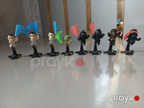 Star Wars temalı kolleksiya fiqurları dəsti - Dəstdə 9 ədəd mini — Digah