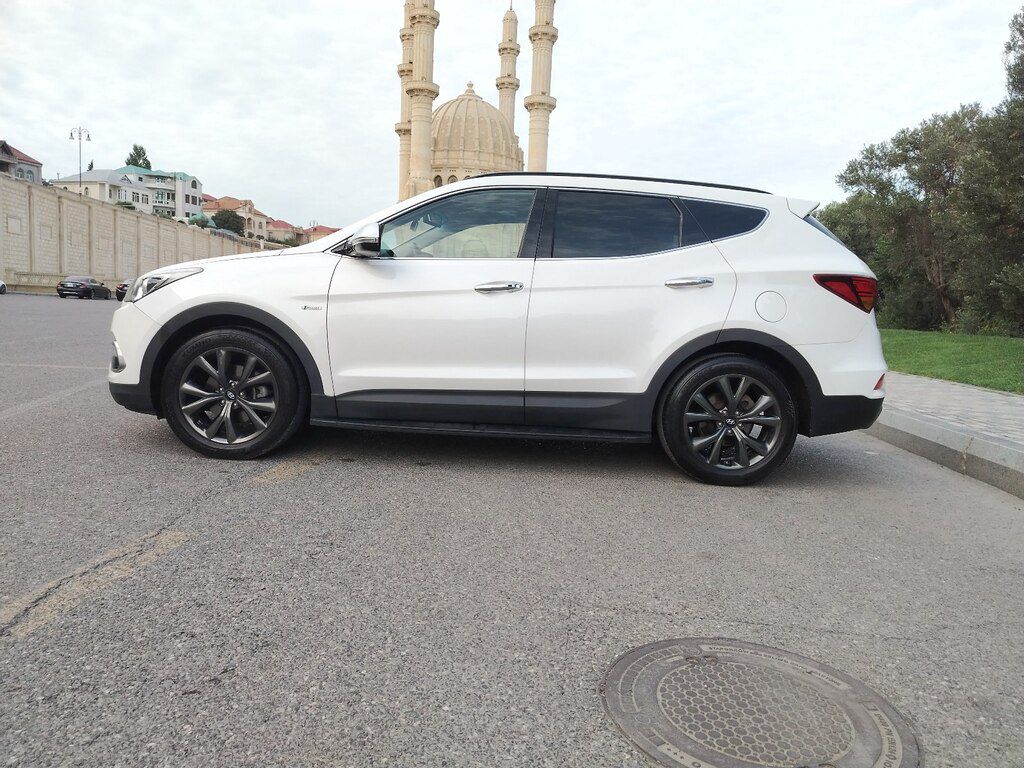 Hyundai Santa Fe, 2.0 L, 2016 il, 193 800 km — Avtomobillər, Bakı (8)