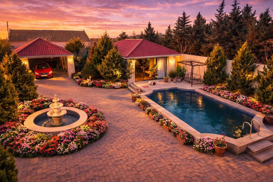 Satılır 5 otaqlı həyət evi/bağ evi 356 m² — Ev, villa, Bakı (4)