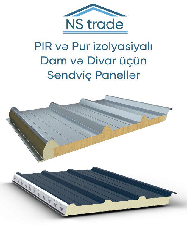 Sendviç panelləri "H50 divar" — Təmir və inşaat, Bakı (4)