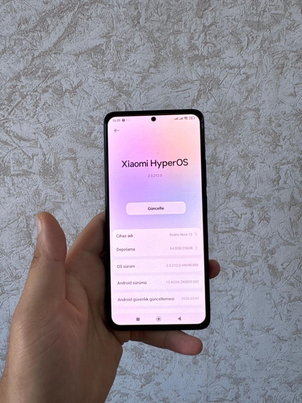 Redmi Note 13, 256 GB, rəng - Qara, Zəmanət, Düyməli, Sensor — Elektronika, Digah (4)