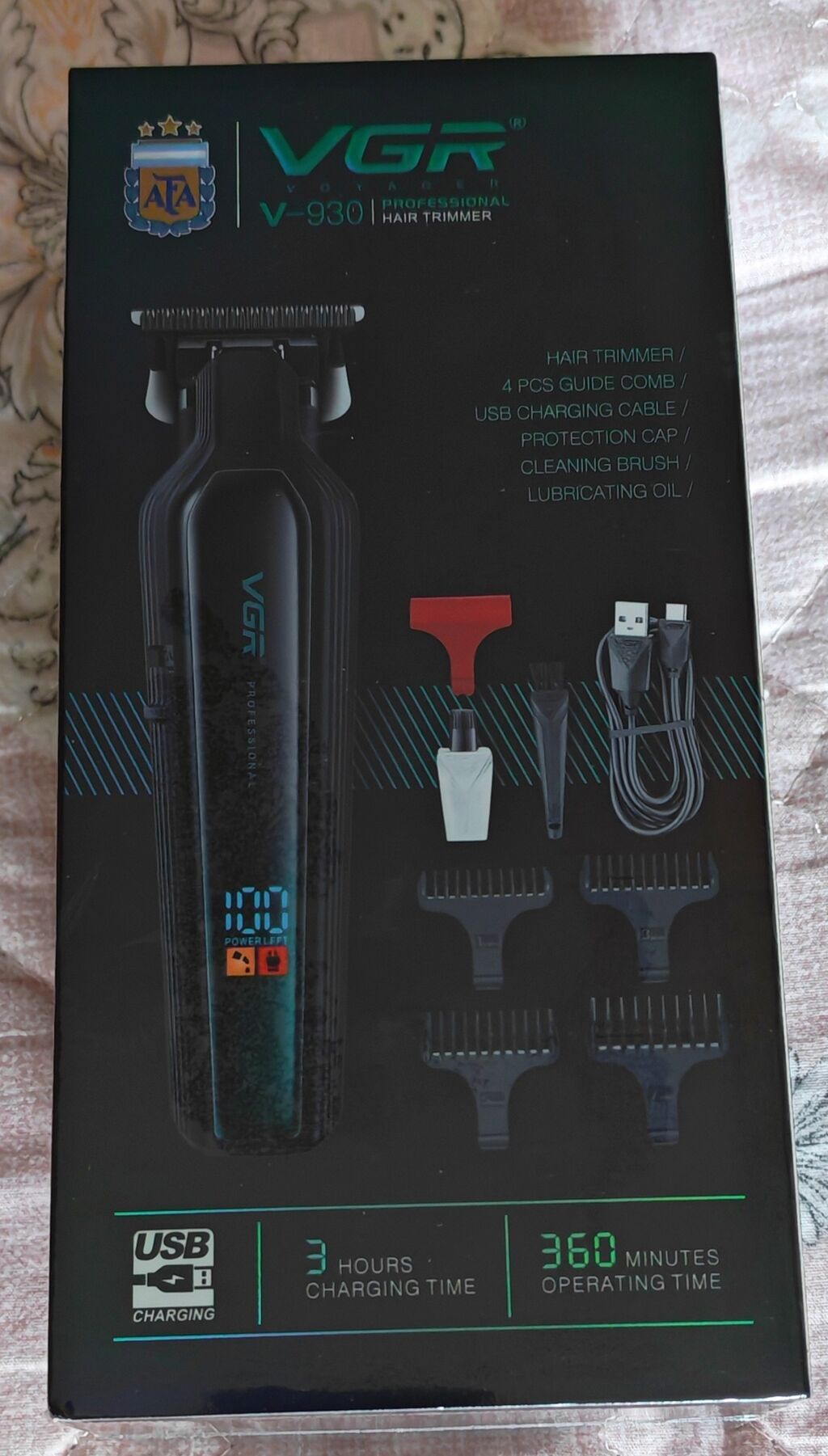 VGR Voyager V-930 Professional Hair Trimmer - Rəsmi AFA lisenziyalı — Elektronika, Bakı (2)