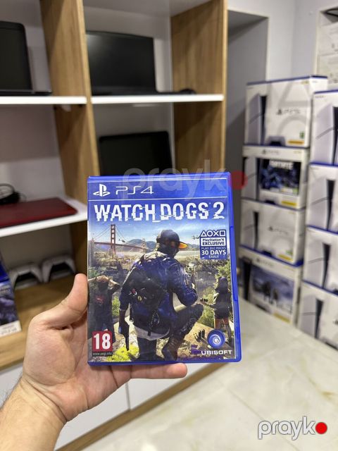 PS4 üçün Watch Dogs 2 oyun diski Ideal veziyyetde - Platforma — Bakı