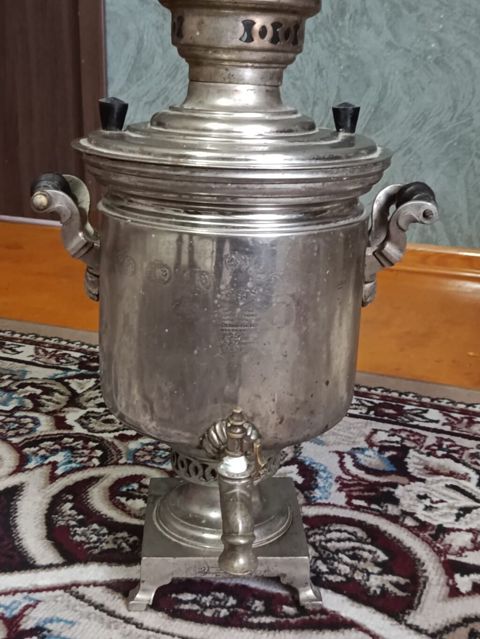Qədim samovar, 2026 il, Polad, Vəziyyəti: Əla — Xaçmaz