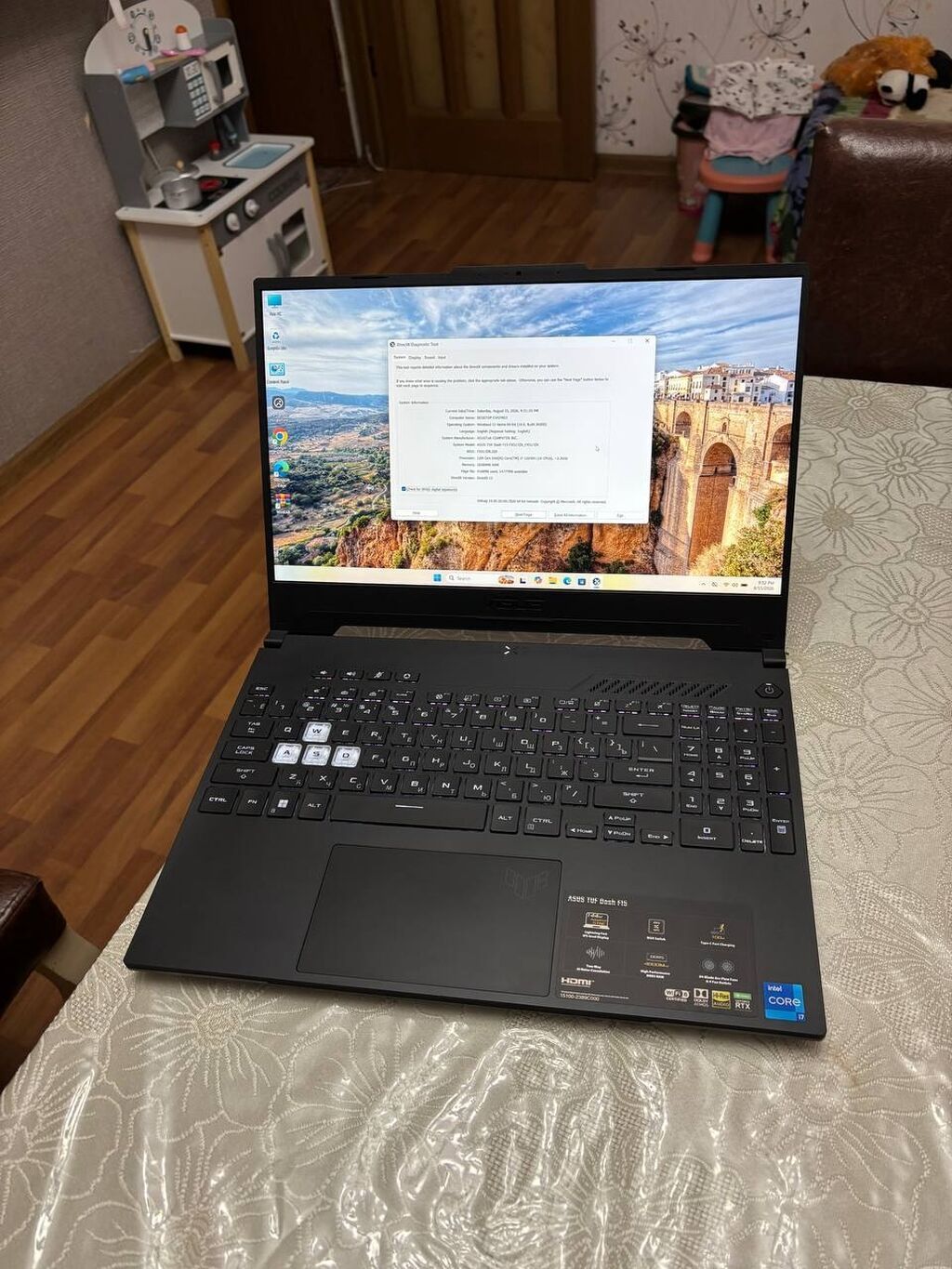 Yeni ASUS TUF Gaming, 15.6 Intel Core i7, 512 GB, Ünvandan götürmə, Pulsuz çatdırılma, Ödənişli çatdırılma — Asus, Bakı (2)