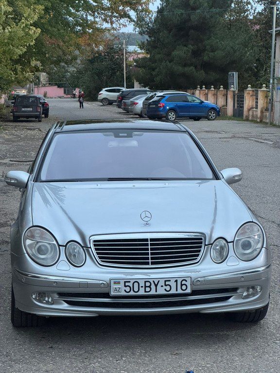 Mercedes E 320, 3.2 L, 2002 il, 360 000 km — Avtomobillər, Qusar (2)