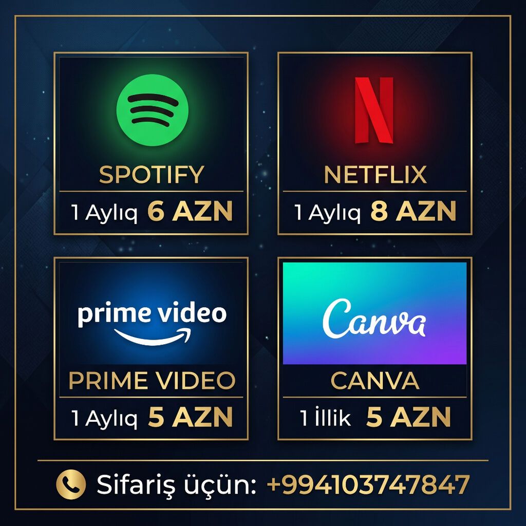 Hər ay eyni hesabdan davam etmək imkanı — Biznes və avadanlıq, Bakı