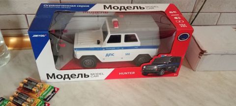 Uşaq üçün radioidarə olunan model avtomobil – “Hunter” polis versiyası — Bakı