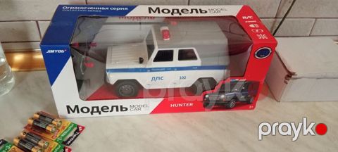 Uşaq üçün radioidarə olunan model avtomobil – “Hunter” polis versiyası — Bakı