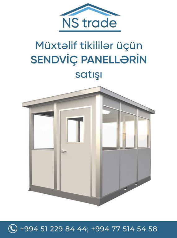 Sendviç panelləri "H50 divar" — Təmir və inşaat, Bakı (11)