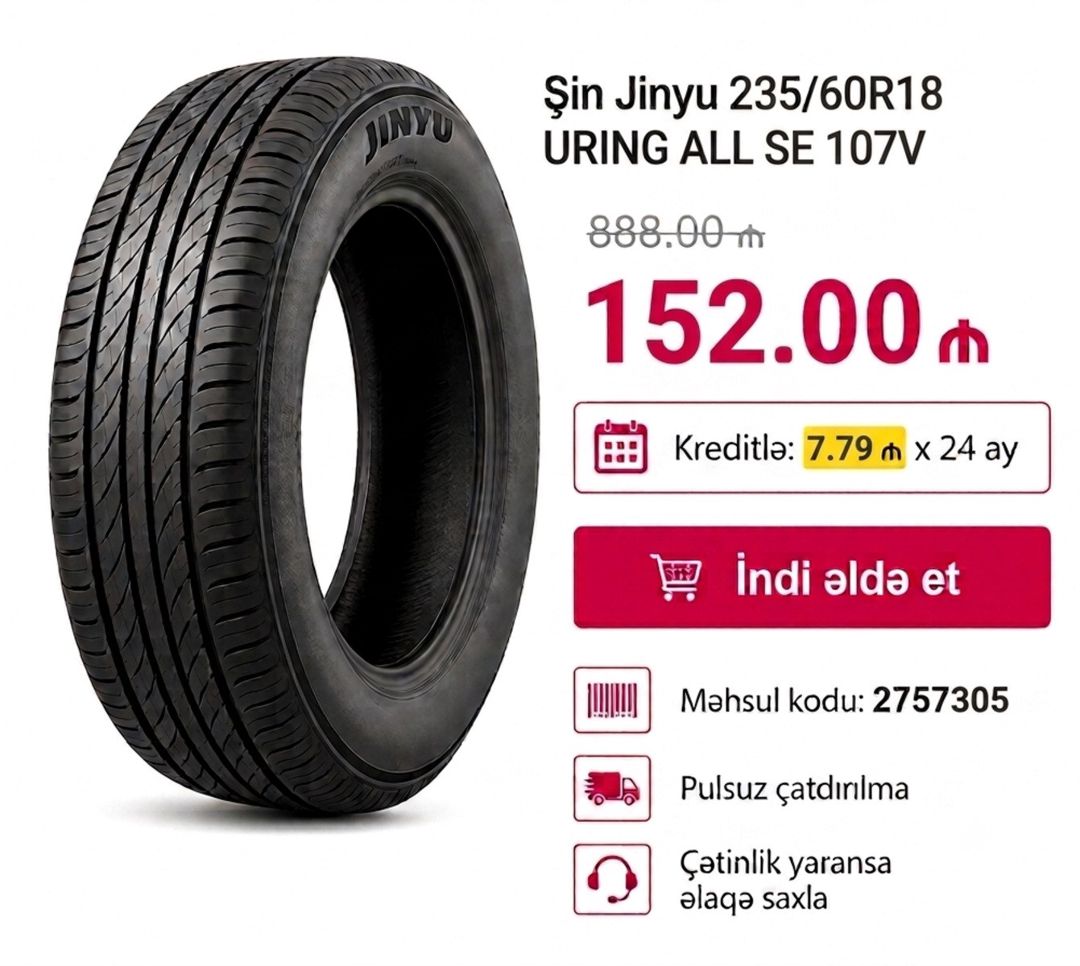 Şinlər — Ehtiyat hissələri və aksesuarlar, Bakı (11)
