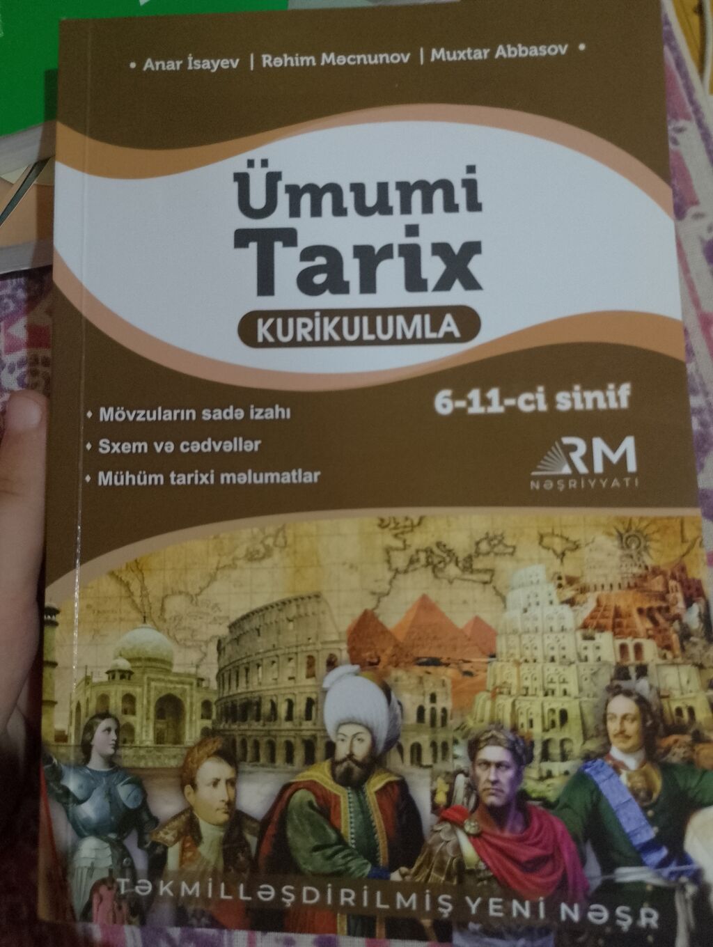 Məhsul: “Ümumi Tarix – Kurikulumla” dərs vəsaiti (6–11-ci sinif) — Kitablar və jurnallar, Bakı (2)