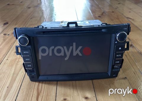 Toyota corolla 2007-2010 modellərə uyğun zavod şitə tam oturan monitor