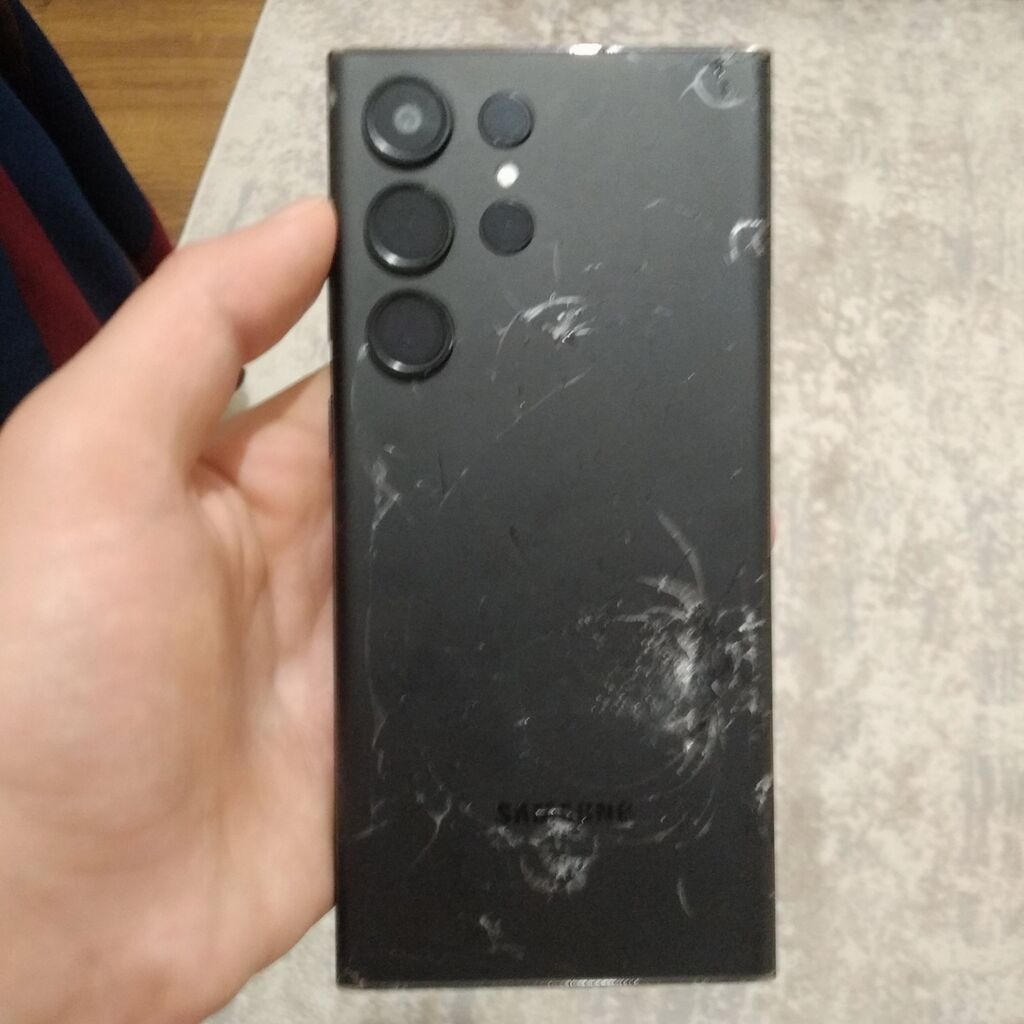 Samsung Galaxy S23 Ultra, rəng - Qara, Qırıq — Samsung, Bakı (2)