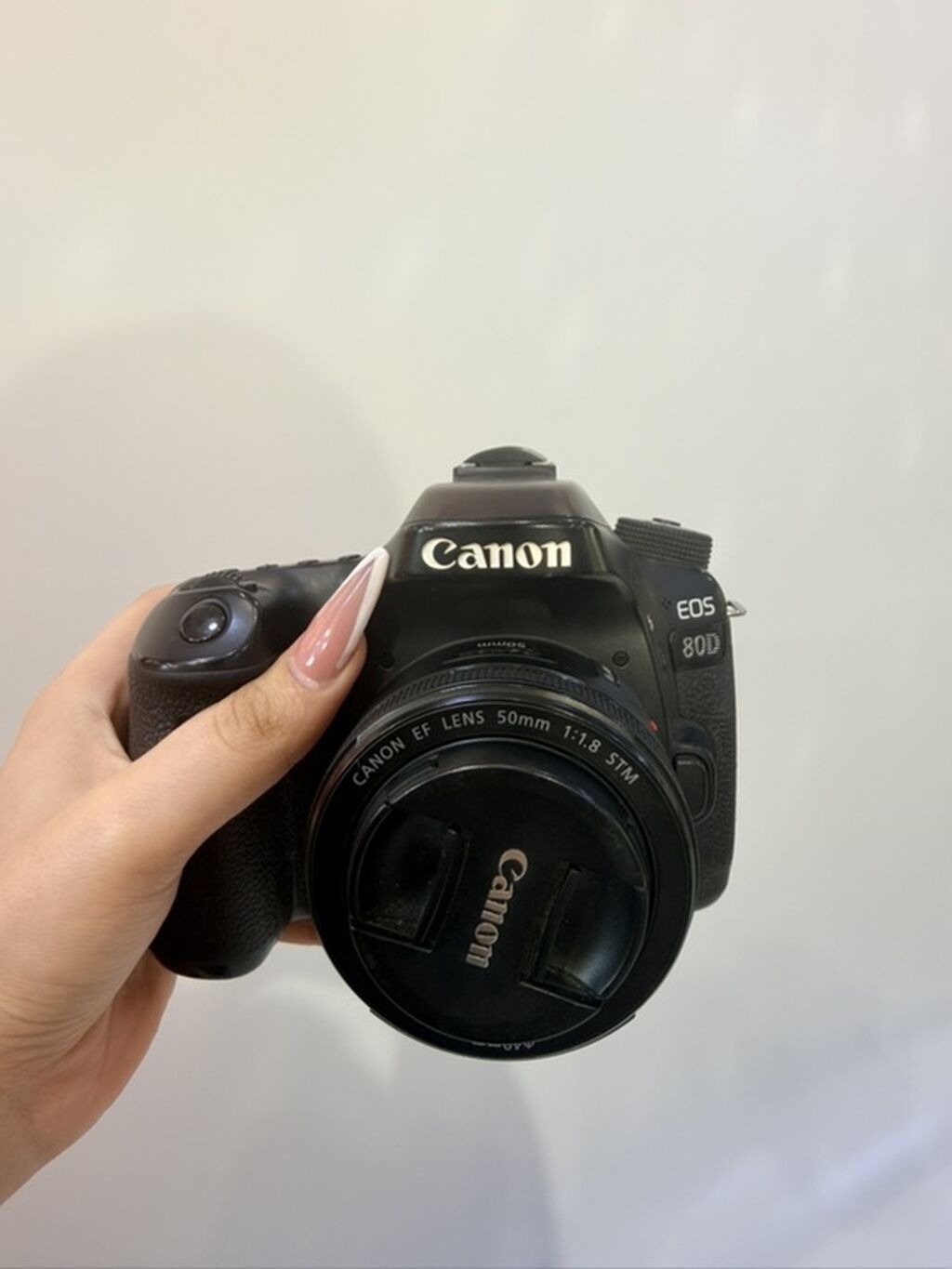 Canon EOS 80D Dslr fotoaparat + Canon EF 50mm f/1.8 STM obyektiv — Elektronika, Bakı (5)