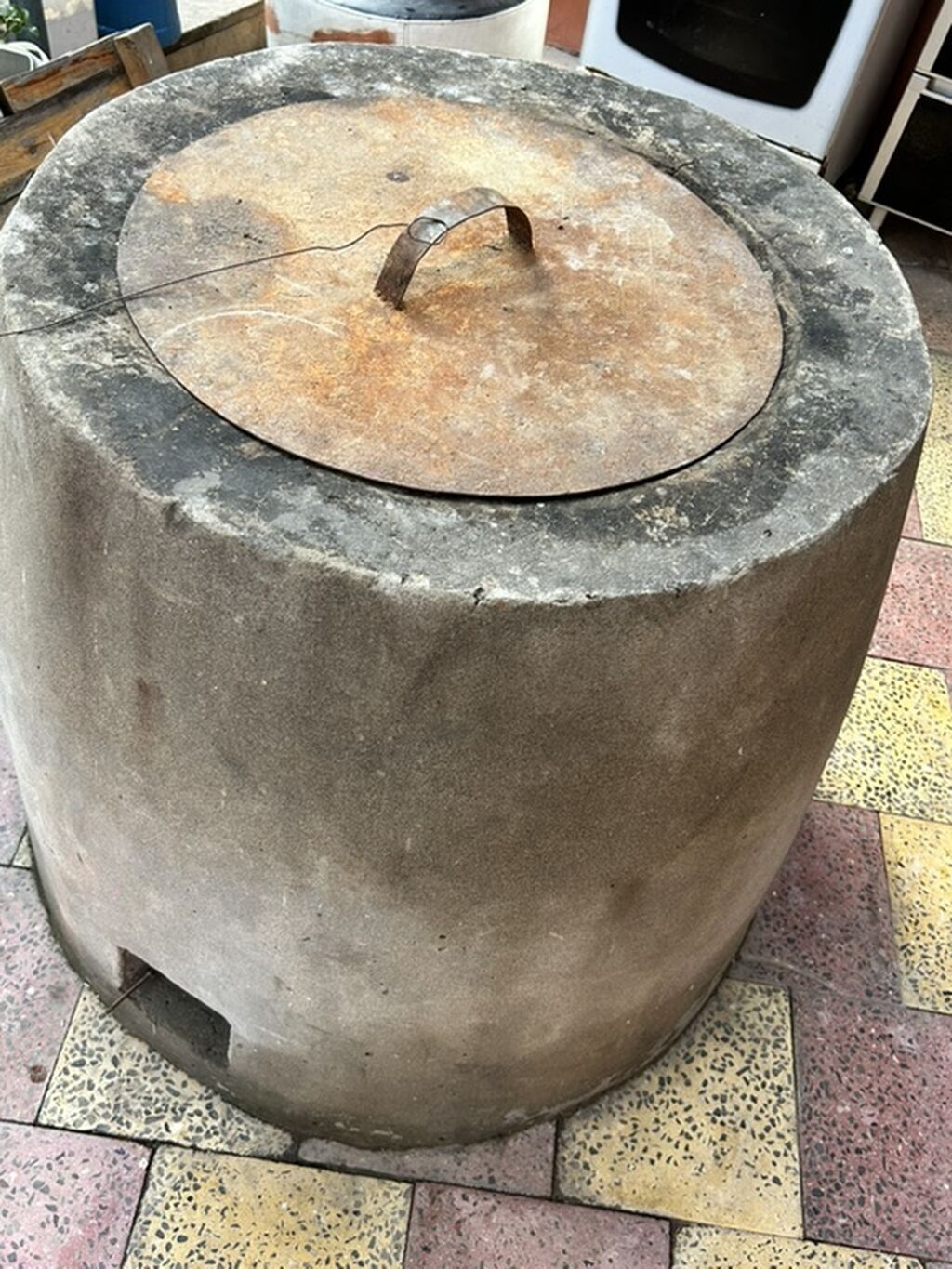 Beton təndir/soba korpusu - Material: qalın, istiliyədavamlı beton — Biznes və avadanlıq, Digah (3)
