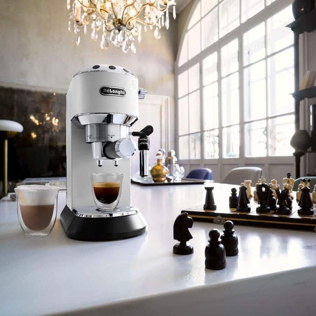 Qəhvə maşını Delonghi, Yarımavtomat, Kapuçinator ilə, Yeni — Mətbəx texnikası, Bakı (6)