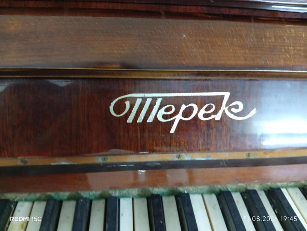 Upright pianino – “Терек” (Terek) markası - Korpus: tünd qəhvəyi — Musiqiə alətləri, Digah (2)