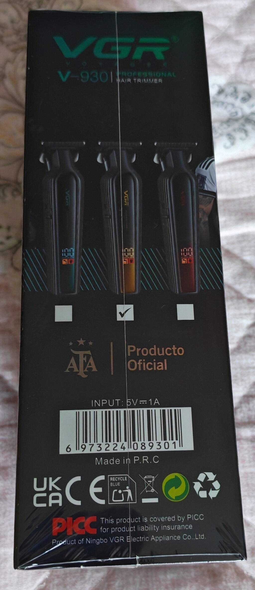 VGR Voyager V-930 Professional Hair Trimmer - Rəsmi AFA lisenziyalı — Elektronika, Bakı (3)