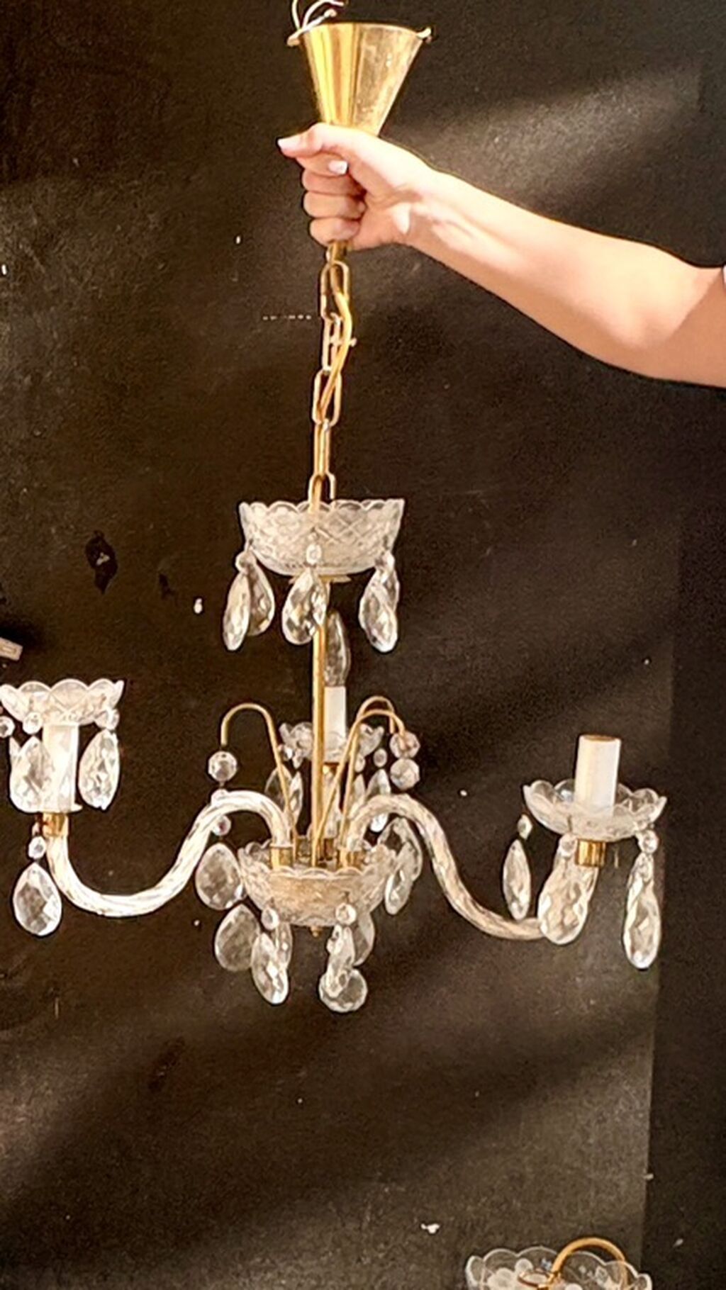 Çılçıraq, 3 lampa, Metal — İşıqlandırma, Masazır (2)
