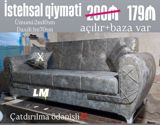 Açılan mexanizmli divan – bazalı model - Ümumi ölçü: 2 m 10 sm — Ürünler