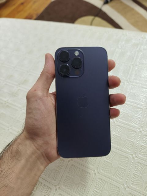 IPhone 14 Pro, Deep Purple, Simsiz şarj — Bakı