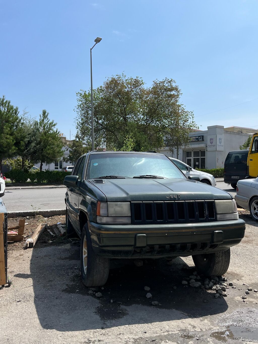 Jeep Grand Cherokee (ZJ) 4x4, tünd yaşıl rəngdə SUV - Kuzov: 5 — Avtomobillər, Sumqayıt (2)