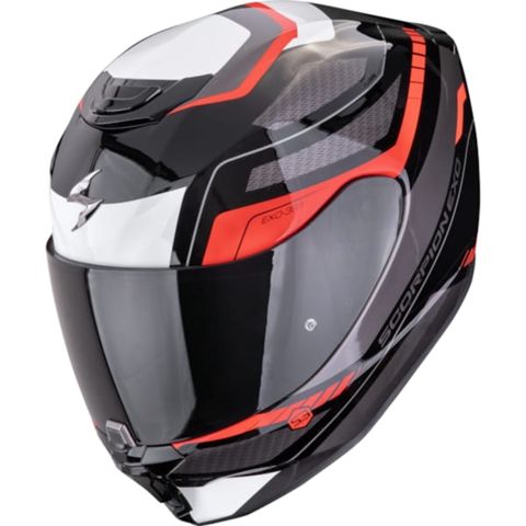 Motosiklet dəbilqəsi EXO 391 LEO Black-Red — Bakı