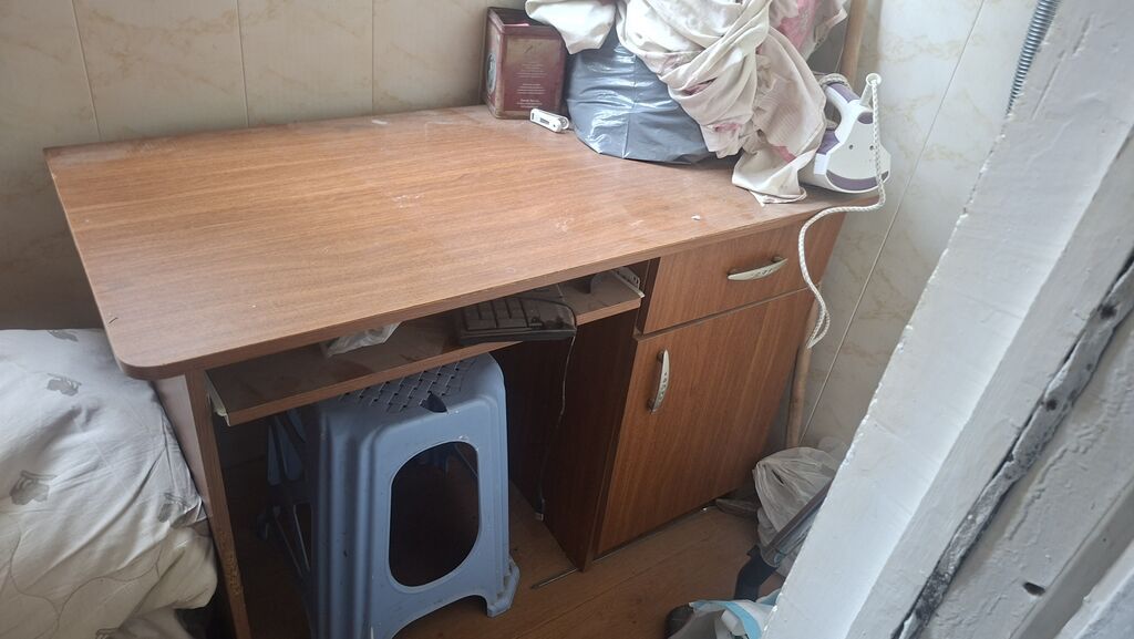 Mavi rəngdə yumşaq parça üzlü divan dəsti - Rəng — Mebel, Bakı (3)