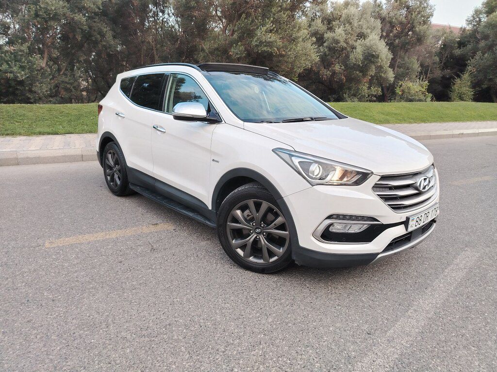 Hyundai Santa Fe, 2.0 L, 2016 il, 193 800 km — Avtomobillər, Bakı (4)