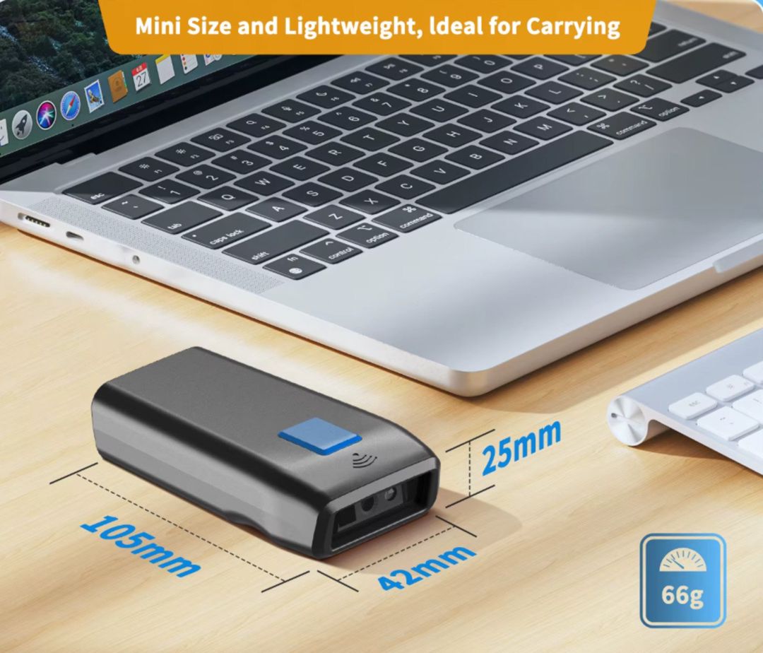 Mini Barkod oxuyucu 1D/2D bluetooth (barcode reader) — Biznes və avadanlıq, Bakı (5)