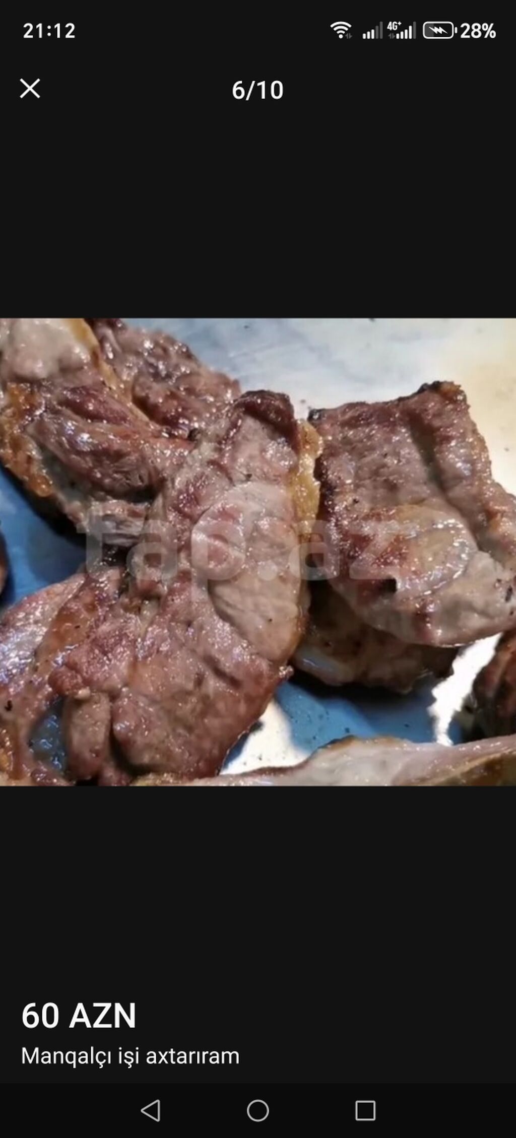 Manqal kabab çeşidləri – qözəl ət və tərəvəzlər Manqalda — Mangal və aksesuarları, Bakı (6)