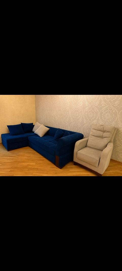 İşlənmiş, Künc divan, Kreslo, Bazalı, Açılan — Bakı